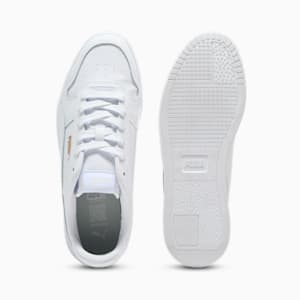 Tenis para mujer Carina Street, PUMA White-PUMA White-PUMA Gold, extralarge