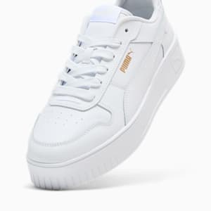 Sneakers Carina Femme, PUMA White-PUMA White-PUMA Gold, extralarge
