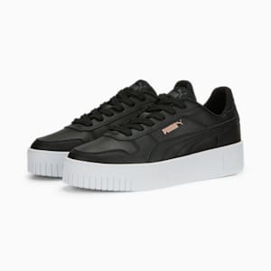 Carina Street Women's Sneakers, PUMA Black-PUMA Black-Rose Gold-PUMA White, extralarge