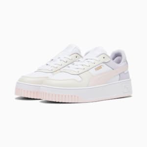 Sneakers Carina Femme, PUMA White-Frosty Pink-Alpine Snow, extralarge