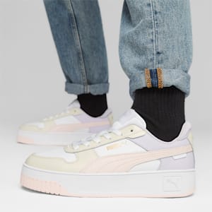 Tenis para mujer Carina Street, PUMA White-Frosty Pink-Alpine Snow, extralarge