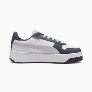 Carina Street Women's Sneakers, PUMA White-Lilac Frost-Galactic Gray, extralarge