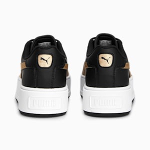 Karmen Space Metallics Women's Sneakers, PUMA Black-PUMA Gold-PUMA White