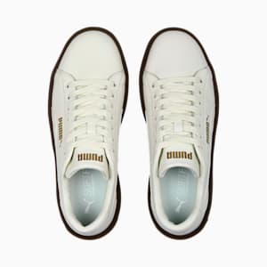 ウィメンズ スマッシュ プラットフォーム V3 スリーク スニーカー, Vapor Gray-Gold-Gum