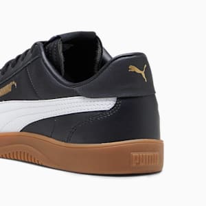 PUMA Club 5v5 Men's Sneakers, PUMA Black-PUMA White-PUMA Gold, extralarge