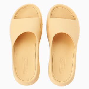 Mayze Stack Injex Women's Sandals, Light Straw