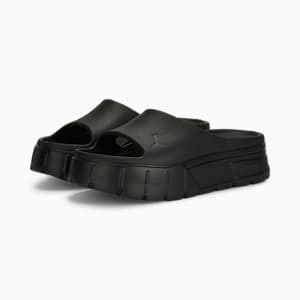 Mayze Stack Injex Sandals Women, PUMA Black