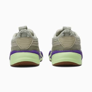 Zapatos deportivos PUMA x RON FUNCHES RS-X para bebés , Pebble Gray-Pebble Gray-Fizzy Apple, extragrande