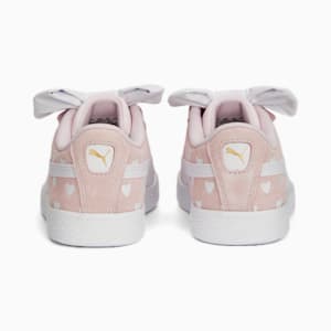 Suede Classic LF Re-Bow V Sneakers Kids, Pearl Pink-PUMA White