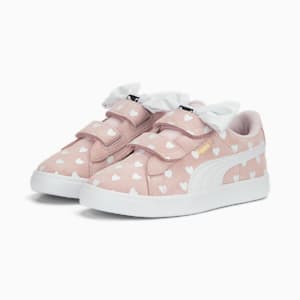 Suede Classic LF Re-Bow V Sneakers Kids, Pearl Pink-PUMA White