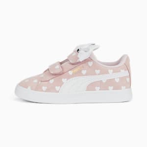 Suede Classic LF Re-Bow V Sneakers Kids, Pearl Pink-PUMA White
