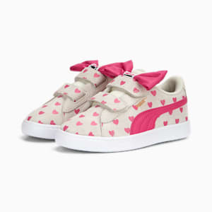 Suede Classic LF Re-Bow V Sneakers Kids, Pristine-Glowing Pink