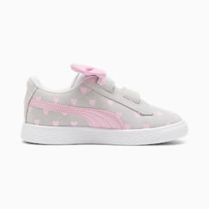 Suede Classic LF Re-Bow V Sneakers Kids, Silver Mist-Pink Lilac, extralarge