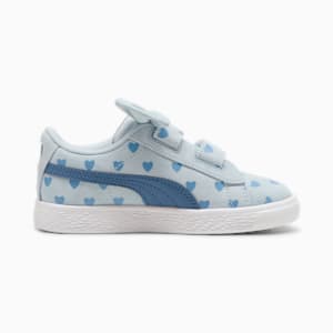 Suede Classic Re-Bow Little Kids' Shoes, Frosted Dew-Blue Horizon, extralarge