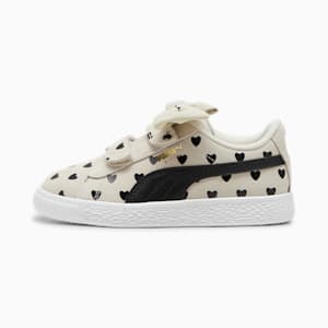 Suede Classic Re-Bow Little Kids' Shoes, Alpine Snow-PUMA Black, extralarge