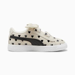 Suede Classic Re-Bow Little Kids' Shoes, Alpine Snow-PUMA Black, extralarge