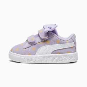 Suede Classic Re-Bow V Toddler's Shoes, Vivid Violet-PUMA White, extralarge