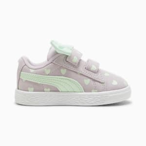 Suede Classic Re-Bow V Toddler's Shoes, Grape Mist-Fresh Mint, extralarge