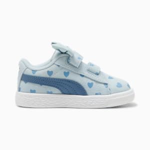 Suede Classic Re-Bow V Toddler's Shoes, Frosted Dew-Blue Horizon, extralarge