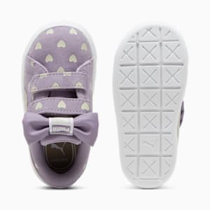 Suede Classic Re-Bow V Toddler's Shoes, Pale Plum-Desert Dust, extralarge