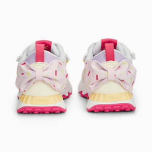 Rider FV BOW Crush V Kids' Sneakers, PUMA White-Pearl Pink-Glowing Pink