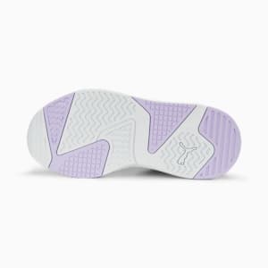 X-Ray Speed Play Big Kids' Sneakers, PUMA White-PUMA White-Vivid Violet-Lily Pad, extralarge