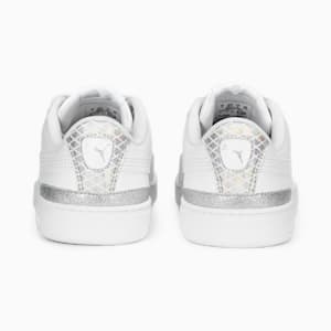 Vikky V3 Mermaid Girl's Sneakers, PUMA White-Hero Blue-PUMA Silver