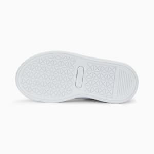 White shoes with colorful bottom shop