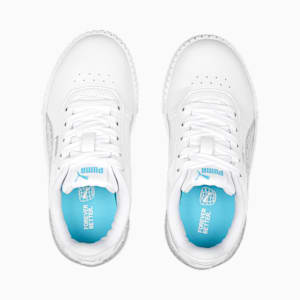 Carina 2.0 Mermaid Kids' Sneakers, PUMA White-Hero Blue-PUMA Silver, extralarge-IND