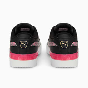 Jada Vacay Queen Girl's Sneakers, PUMA Black-Glowing Pink-PUMA Gold-PUMA White, extralarge-IND