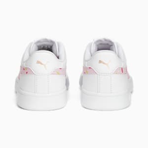 Smash V2 Crush Kid's Sneakers, PUMA White-Pearl Pink-Glowing Pink-Lily Pad-Rose Gold