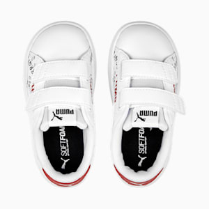 ベビー プーマスマッシュ V2 ブランドラブ V スニーカー 13-16cm, PUMA White-PUMA Black-For All Time Red