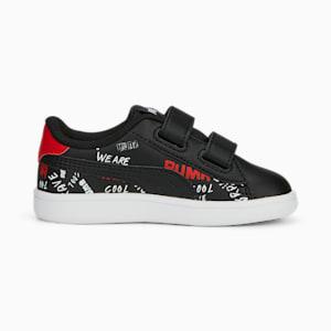 ベビー プーマスマッシュ V2 ブランドラブ V スニーカー 13-16cm, PUMA Black-PUMA White-For All Time Red