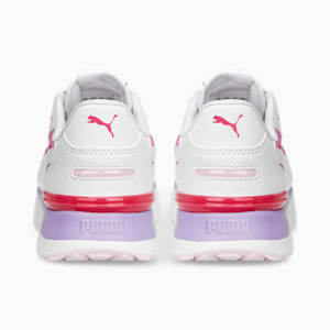 R78 Voyage Crush Girl's Sneakers, PUMA White-PUMA White-Pearl Pink, extralarge-IND