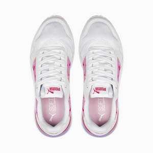 R78 Voyage Crush Girl's Sneakers, PUMA White-PUMA White-Pearl Pink, extralarge-IND
