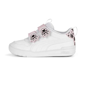 Puma Multiflex Puma MatesV Kids' Sneakers, PUMA White-PUMA White-Pearl Pink