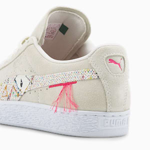 Sneakers Suede Artisan Femme, Warm White-PUMA White