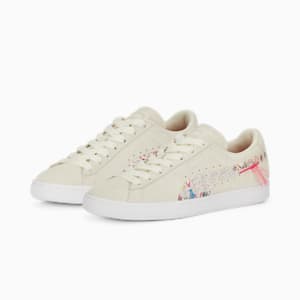 Tenis Suede Artisan para mujer, Warm White-PUMA White, extralarge
