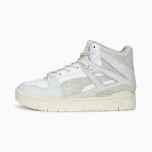 Tenis Mujer Slipstream Hi Thrifted, PUMA White-Frosted Ivory-Feather Gray, extralarge