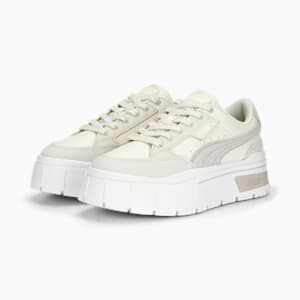 Mayze Stack Luxe Women's Sneakers, Marshmallow-Marble