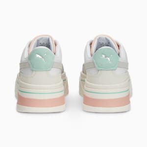 Zapatos deportivos Mayze Stack Luxe para mujer, PUMA White-Marshmallow