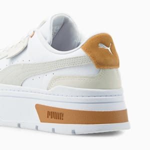Mayze Stack Luxe Women's Sneakers, PUMA White-Frosted Ivory