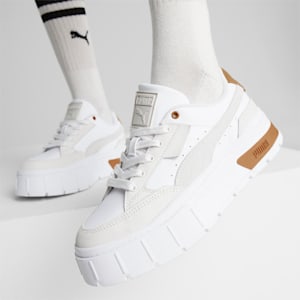 Puma white sneakers womens store
