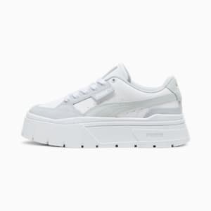 ウィメンズ メイズ スタック リュクス スニーカー, PUMA White-Silver Mist, extralarge-JPN