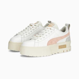 Mayze Thrifted Sneakers Women, Warm White