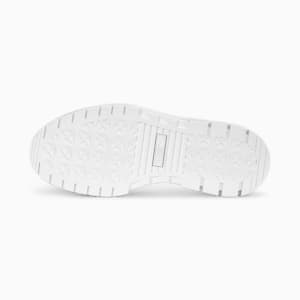 White shoes with colorful bottom 2025