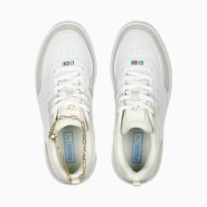 Zapatos deportivos Cali Dream Lucky Charm para mujer, PUMA White-Warm White-Day Dream