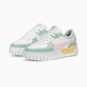 Zapatos deportivos Cali Dream Camo para mujer, PUMA White-Pearl Pink