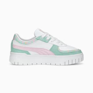 Zapatos deportivos Cali Dream Camo para mujer, PUMA White-Pearl Pink