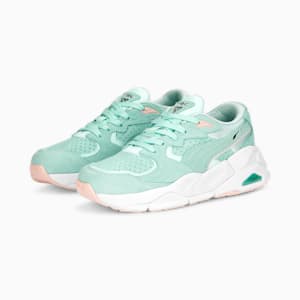 TRC MIRA Summer Women's Sneakers, Minty Burst-Rose Dust, extralarge-IND